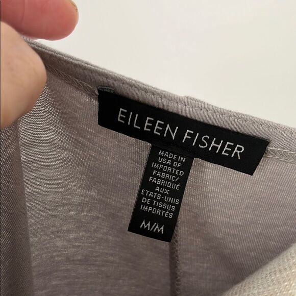 Eileen Fisher Gray Relaxed Tunic Top. NWOT SZ M - Picture 2 of 9